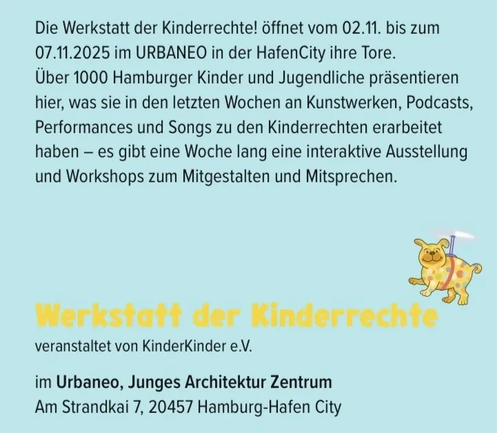 Kinderrechte-Werkstatt von KinderKinder e.V.